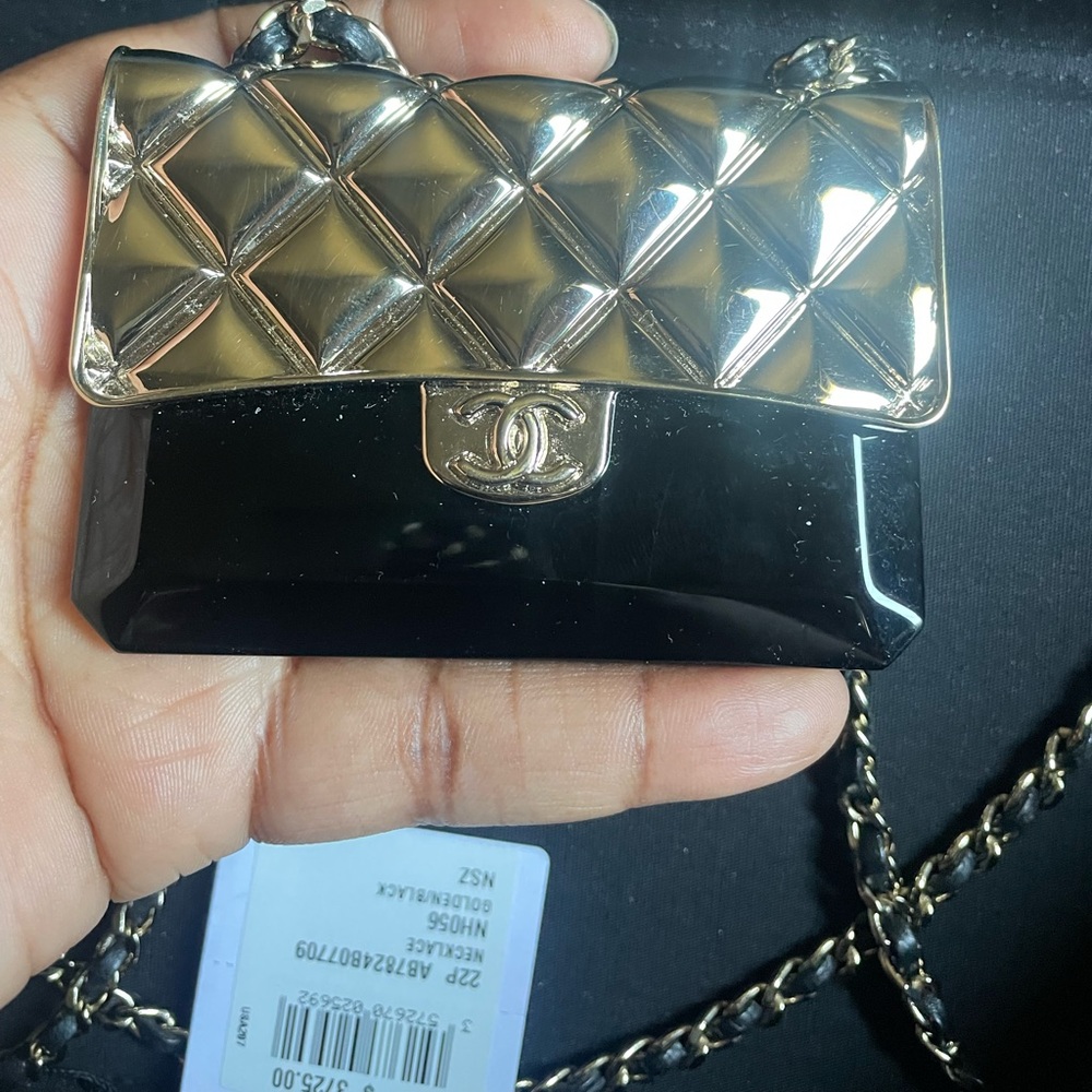 SOLD Chanel Card Holder Necklace